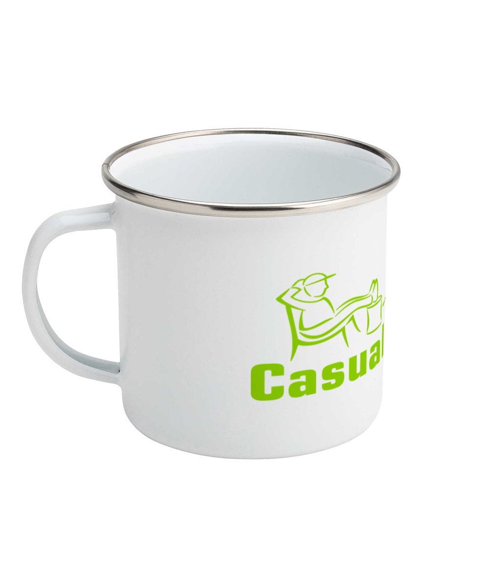 Casual Carper Enamel Mug 10oz